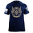 Airborne Chains Skull T-Shirt Shirts 87197-S-NAVY