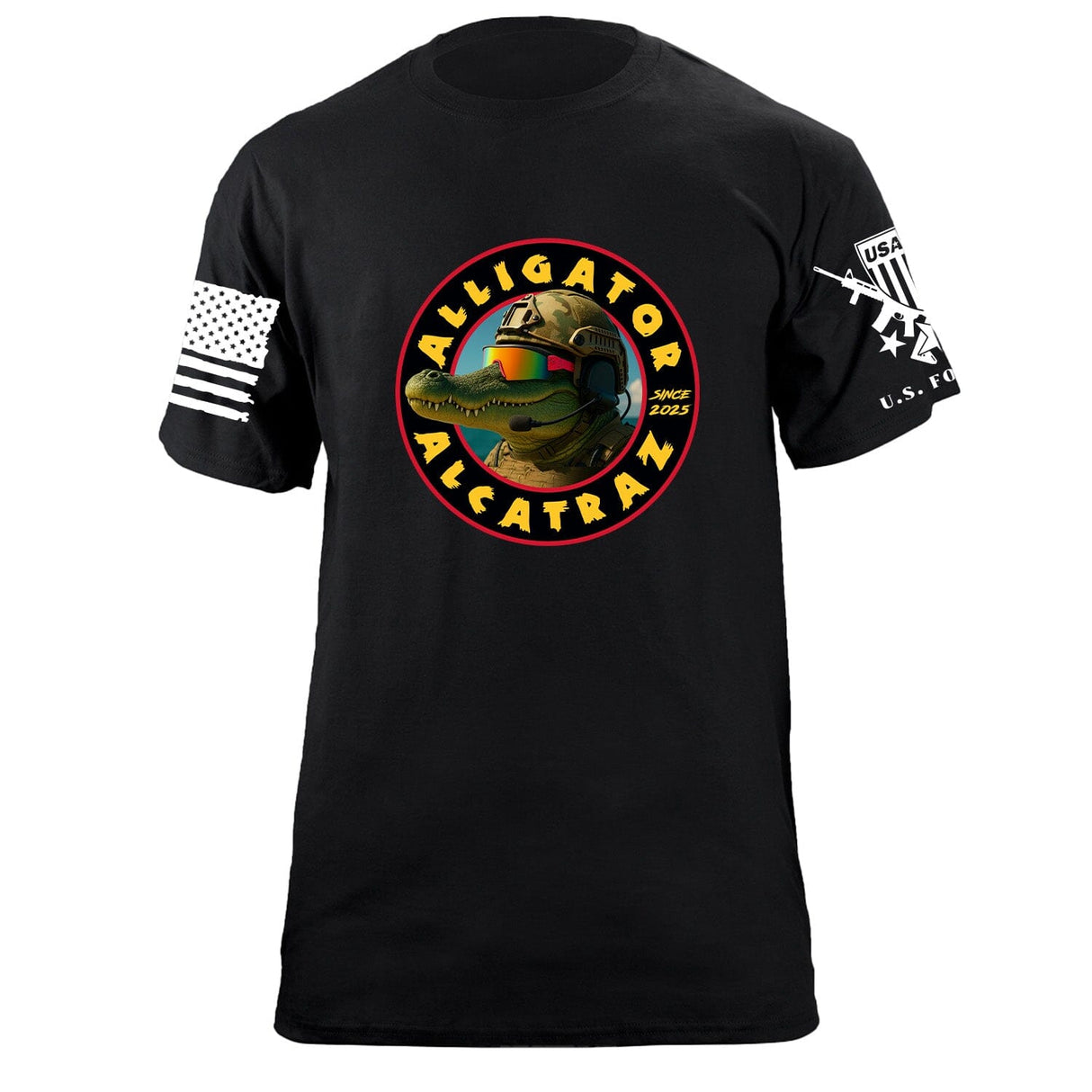 Alligator Alcatraz T-Shirt Shirts 87416-S-BK