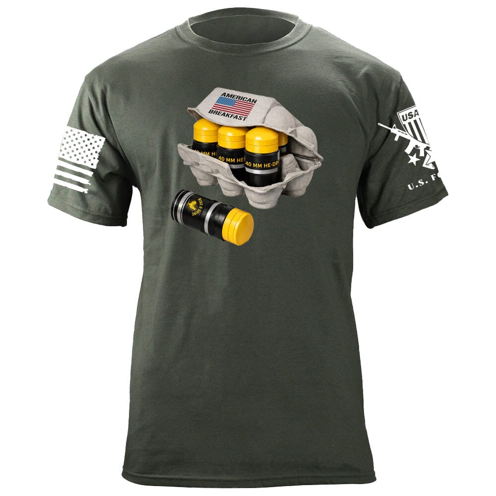 American Breakfast T-Shirt Shirts 88156-S-MG