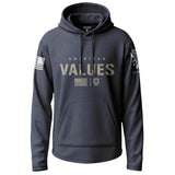 American Values Graphic Lightweight Hoodie Lightweight Hoodie 90031-S-NAVY-THIN