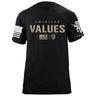 American Values T-Shirt Shirts 87326-S-BK