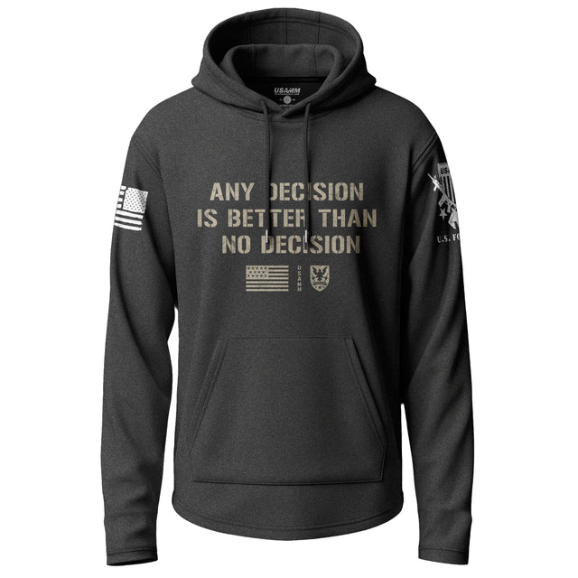 Any Decision Is Better Than No Decision Lightweight Hoodie Lightweight Hoodie 90033-S-BK-THIN