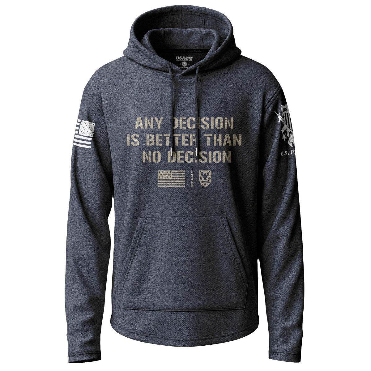 Any Decision Is Better Than No Decision Lightweight Hoodie Lightweight Hoodie 90033-S-NAVY-THIN