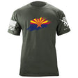 Arizona Flag Paint Swatch T-Shirt Shirts 87079-3XL-MG