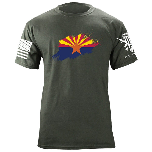 Arizona Flag Paint Swatch T-Shirt Shirts 87079-3XL-MG