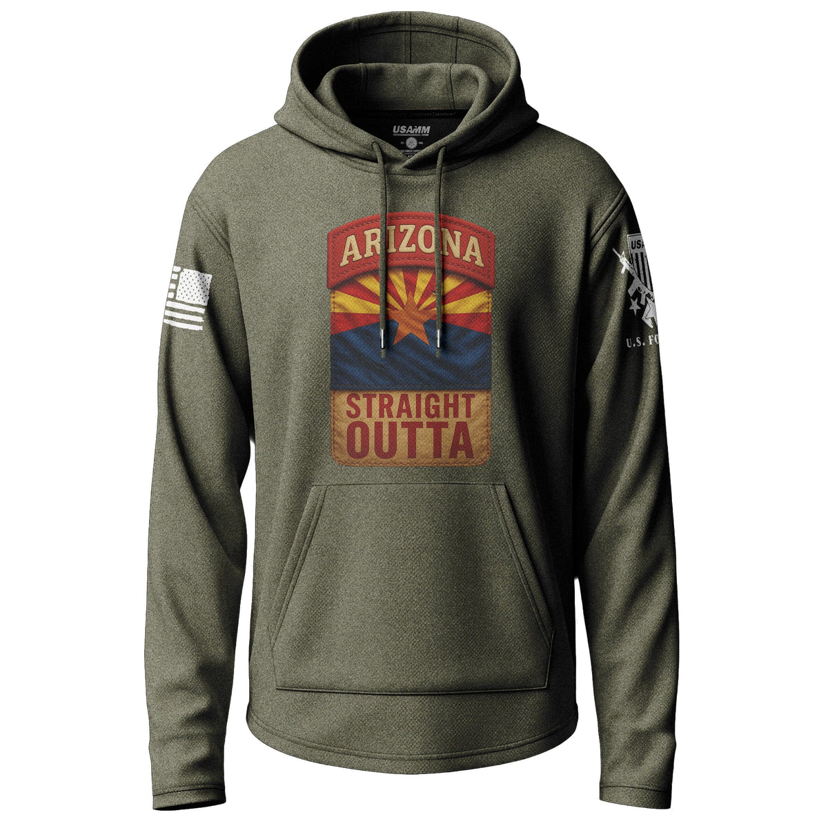 Straight Outta Arizona Lightweight Hoodie Lightweight Hoodie 