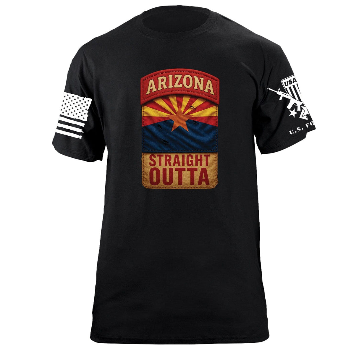 State Tab Shirt: Arizona Shirts 86396-S-BK