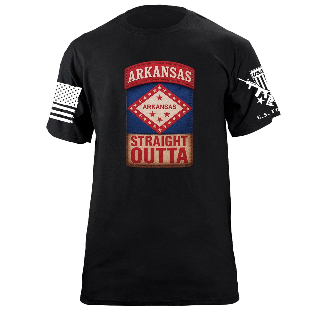 State Tab Shirt: Arkansas Shirts 86397-S-BK