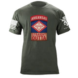 State Tab Shirt: Arkansas Shirts 86397-S-MG