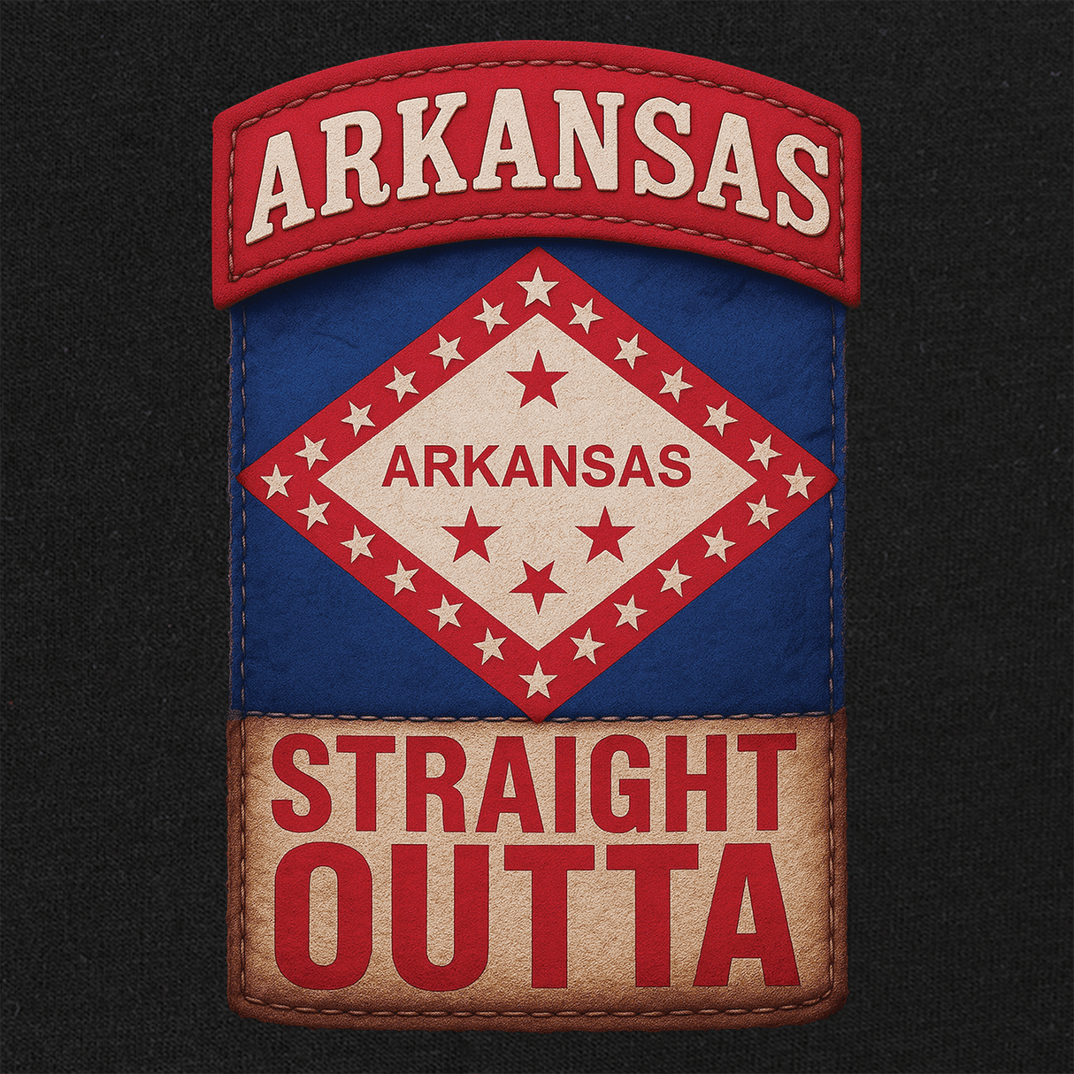 State Tab Shirt: Arkansas Shirts 