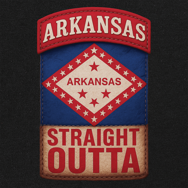 State Tab Shirt: Arkansas Shirts 