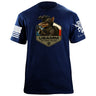 Armadillo Operator Polygon Texas T-Shirt Shirts 86360-S-NAVY