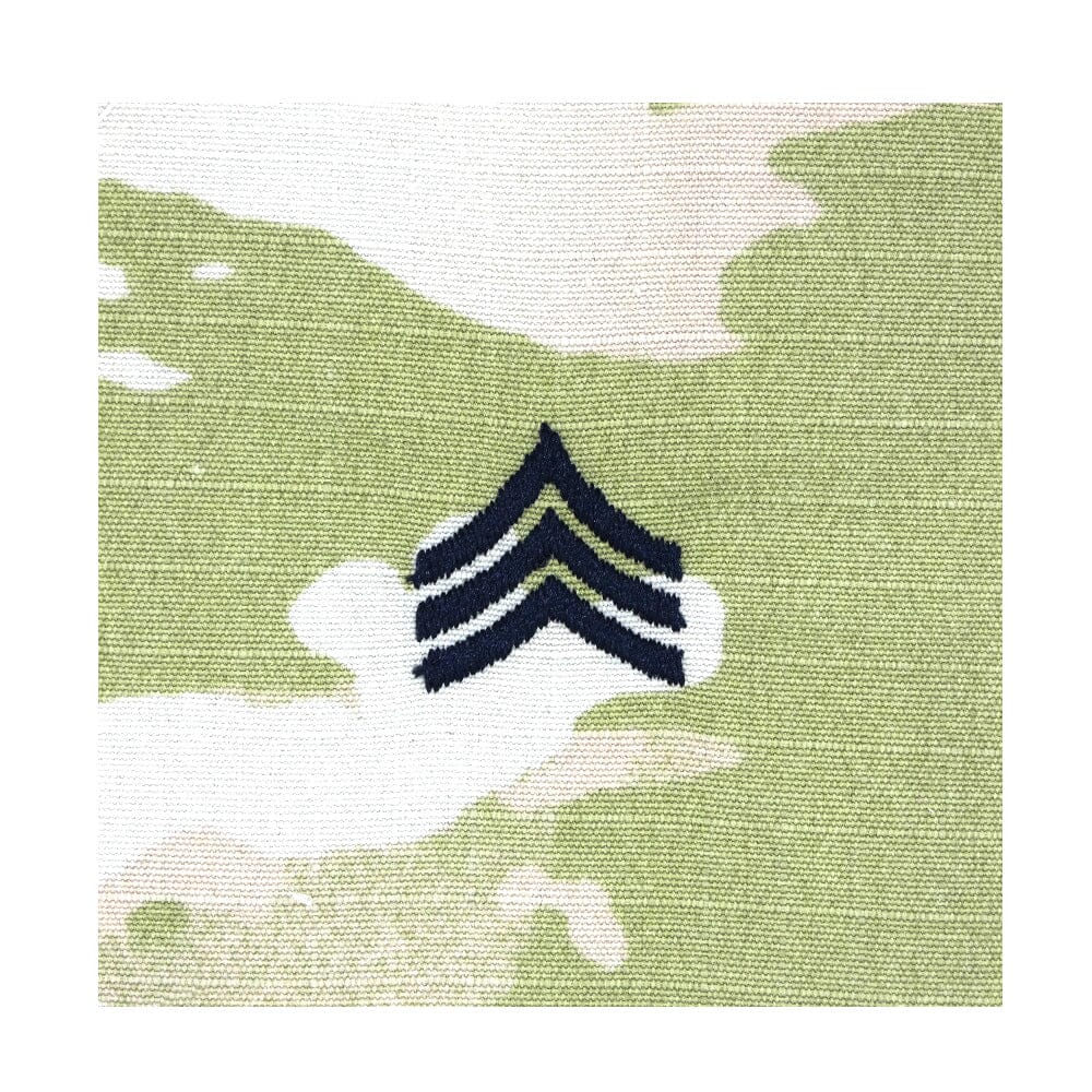Army OCP Sew-On Patrol Cap Rank - Officer and Enlisted Rank 80111