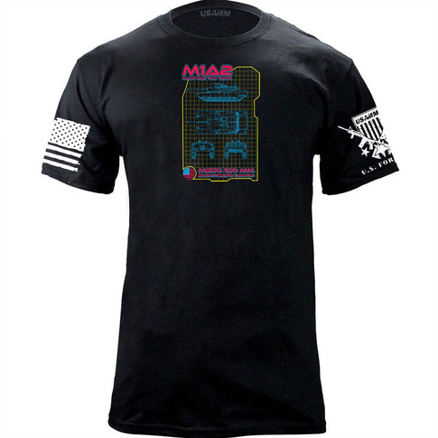 M1A2 80's Style Weapon System Graphic T-shirt