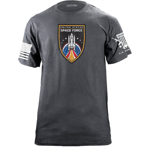 Vintage Space Force Shield Graphic T-shirt