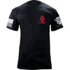 FUBAR Fiery Skull Ace T-Shirt Hoodie 37.831T.BK.NR