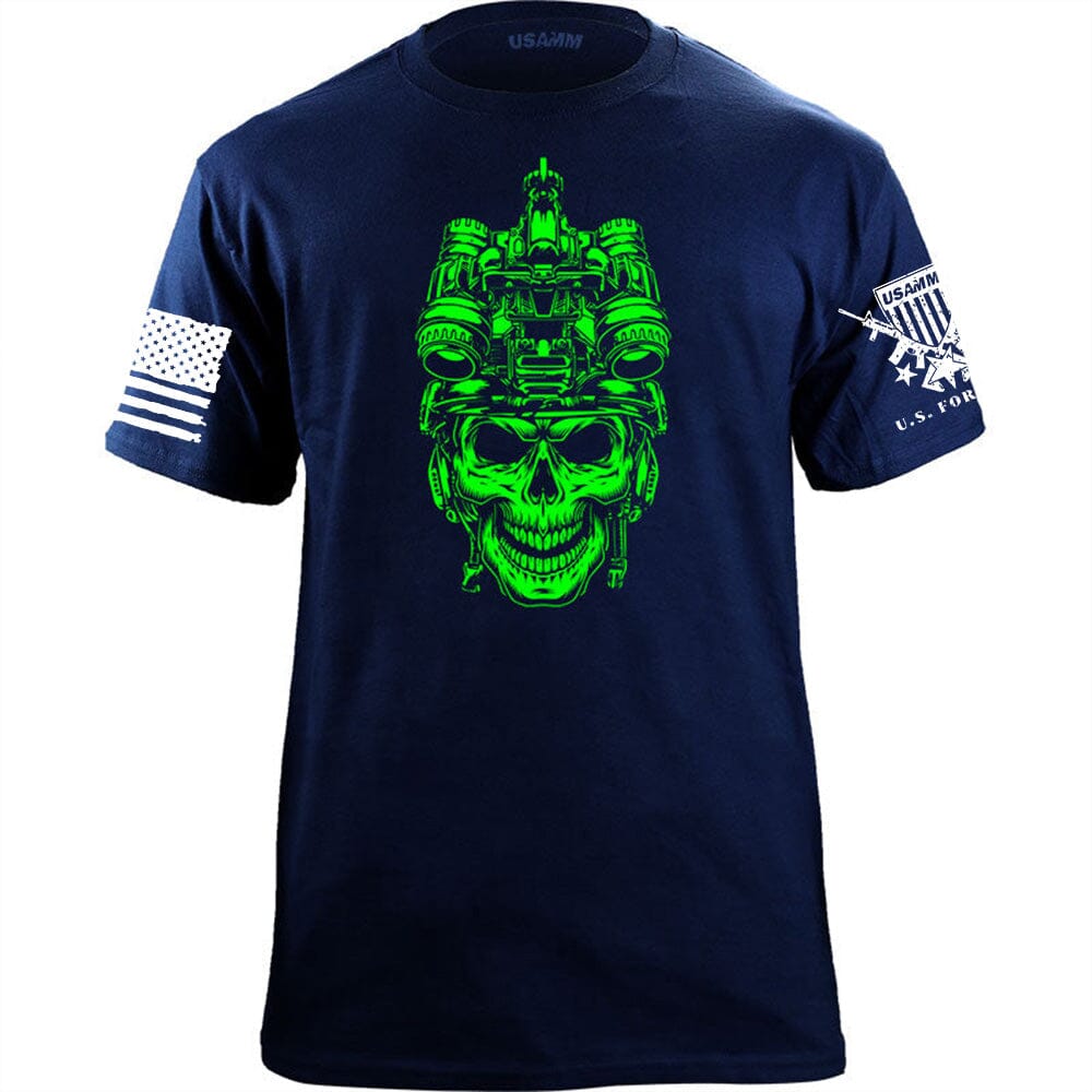 Operator Skull Neon T-Shirt | USAMM