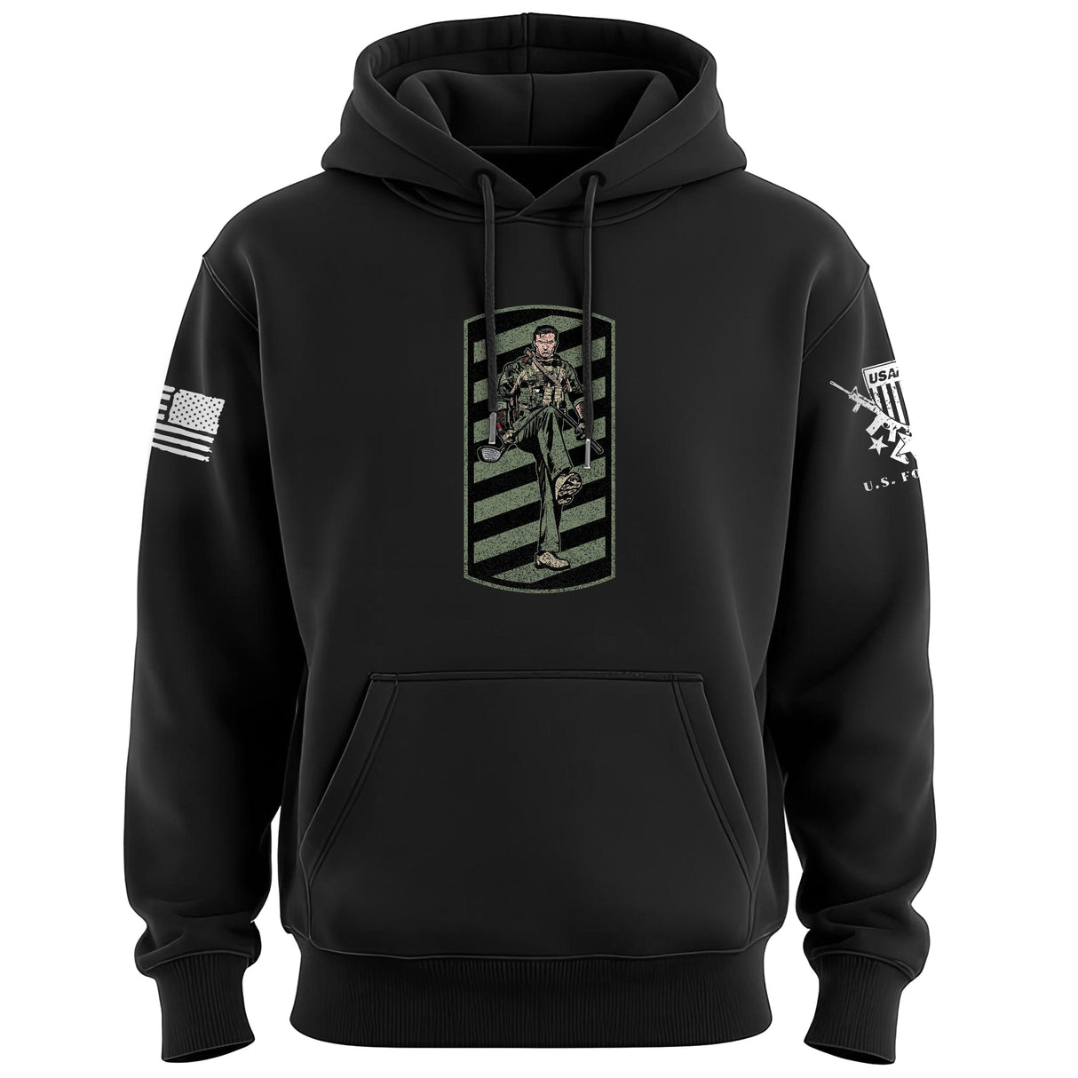 B3W Operator Patch Hoodie Hoodies 100027-S-BK