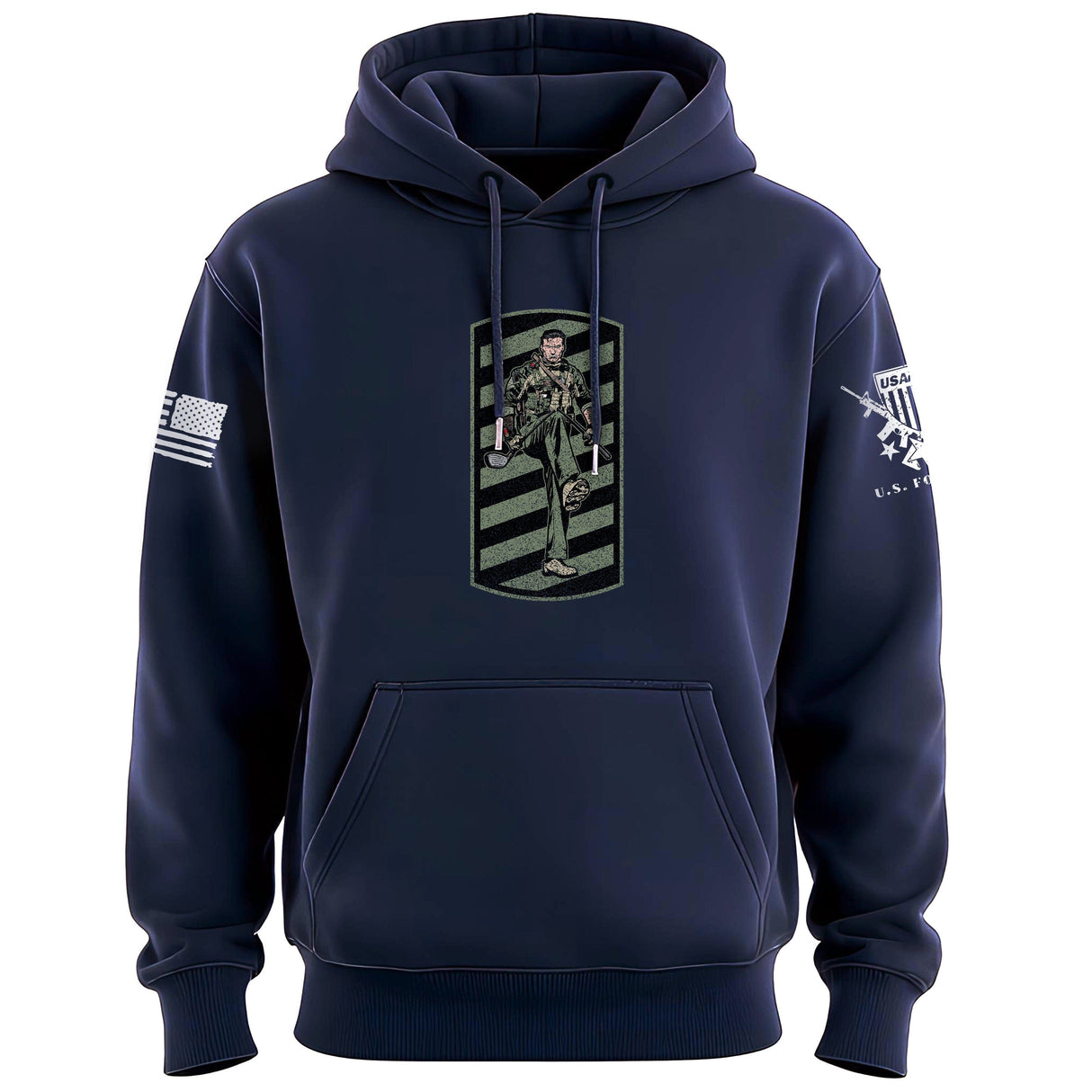 B3W Operator Patch Hoodie Hoodies 100027-S-NAVY