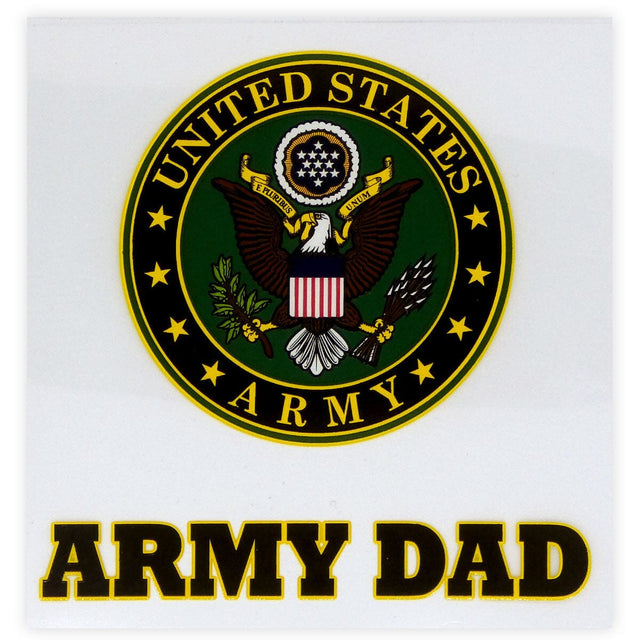 U.S. Army Dad Clear Decal Stickers and Decals 