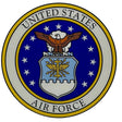 Air Force with Seal Decal Stickers and Decals 