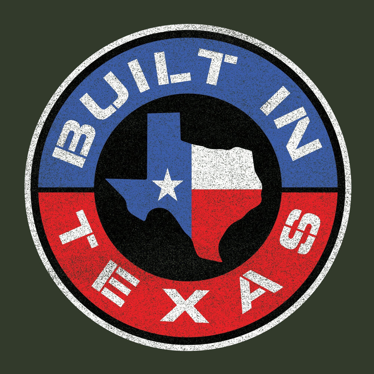 Built In Texas Circle Hoodie Hoodies 