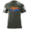 Bullet Hole Arizona Flag Ripped T-Shirt