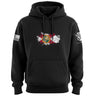 Bullet Hole Florida Flag Ripped Hoodie Hoodies 