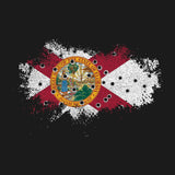 Bullet Hole Florida Flag Ripped Hoodie Hoodies 