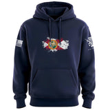 Bullet Hole Florida Flag Ripped Hoodie Hoodies 