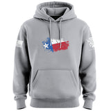Bullet Hole Texas Flag Ripped Hoodie Hoodies 