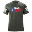 Bullet Hole Texas Flag Ripped T-Shirt Shirts 87001-3XL-MG