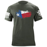 Bullet Hole Texas Flag Ripped T-Shirt Shirts 87001-3XL-MG