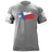 Bullet Hole Texas Flag Ripped T-Shirt Shirts 87001-S-HG