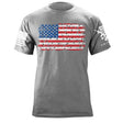 Bullet Hole USA Flag T-Shirt Shirts 87172-S-HG