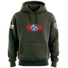 Bullet Hole Tennessee Flag Ripped Hoodie Hoodies 