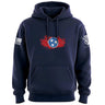Bullet Hole Tennessee Flag Ripped Hoodie Hoodies 