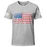 Bullet Hole USA Flag T-Shirt Shirts 87172-S-HG
