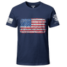 Bullet Hole USA Flag T-Shirt Shirts YFS.3.055.1.NYT.1