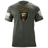 2-356th Tactical Barbecue Group T-Shirt - Green & Yellow Shirts 86380-S-MG