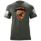 2-356th Tactical Barbecue Group T-Shirt - Red & Yellow Shirts 86379-S-MG