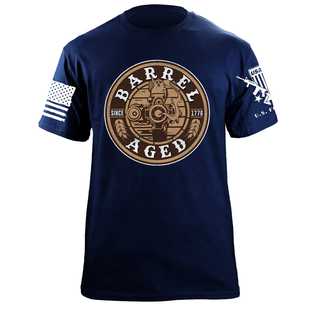 Barrel Aged AR T-Shirt Shirts 87145-S-NAVY