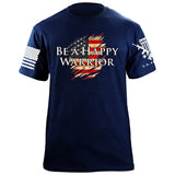 Be a Happy Warrior T-Shirt Shirts 87301-S-NAVY