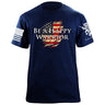 Be a Happy Warrior T-Shirt Shirts 87301-S-NAVY