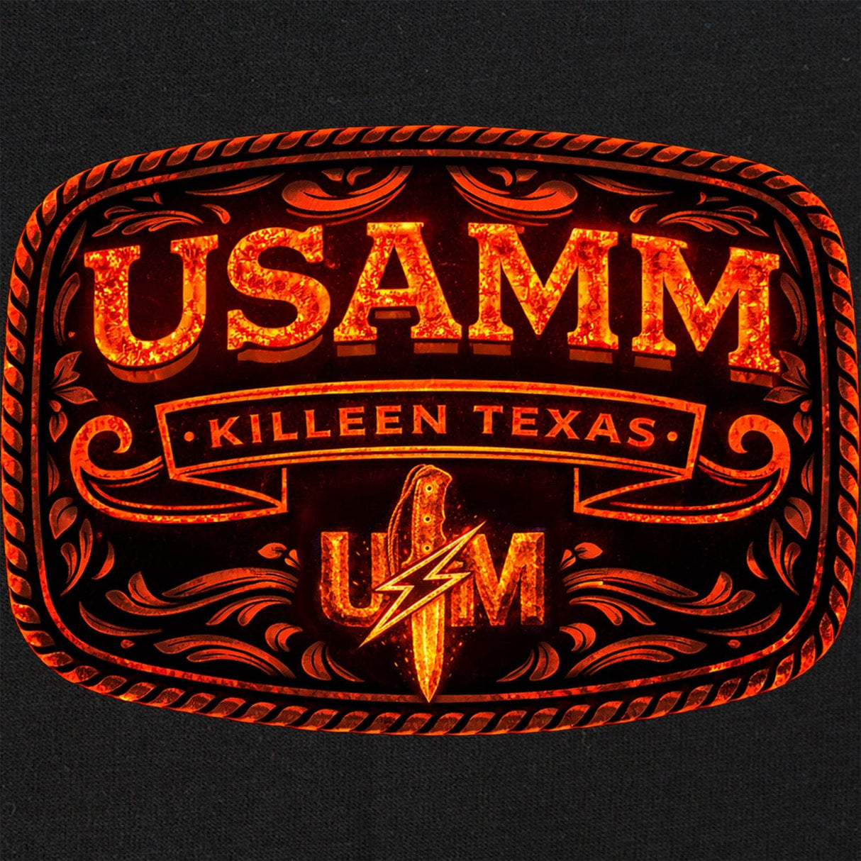 USAMM Belt Buckle T-Shirt Shirts 