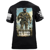 Big Damn Soldier T-Shirt Shirts 88163-S-BK