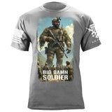 Big Damn Soldier T-Shirt Shirts 88163-S-HG