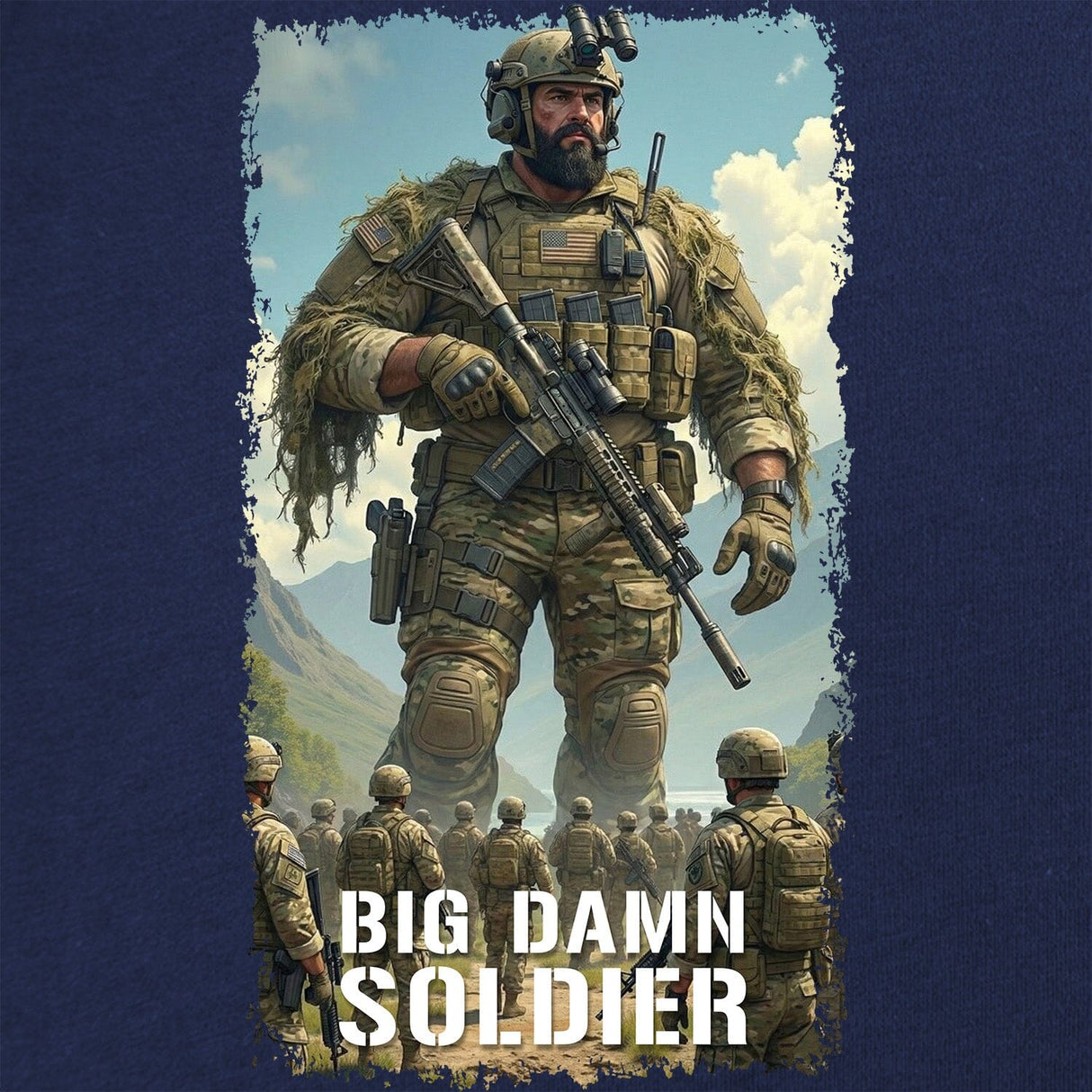Big Damn Soldier T-Shirt Shirts 