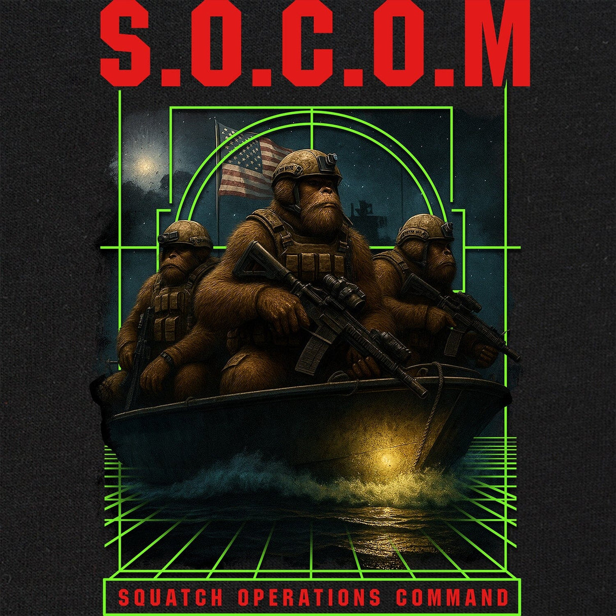 Bigfoot SOCOM T-Shirt Shirts 