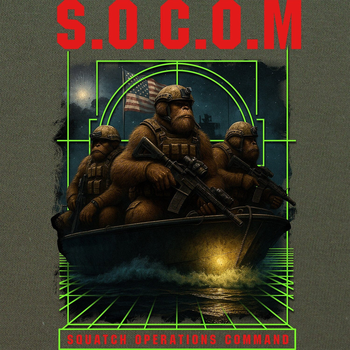 Bigfoot SOCOM T-Shirt Shirts 